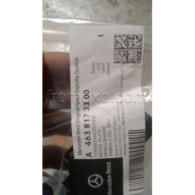 Front Radiator AMG Emblem A4638173300
