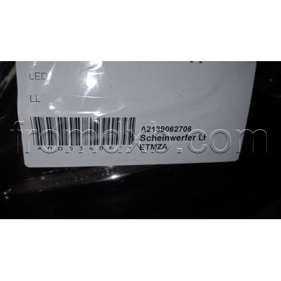 Headlight Left A2139062706
