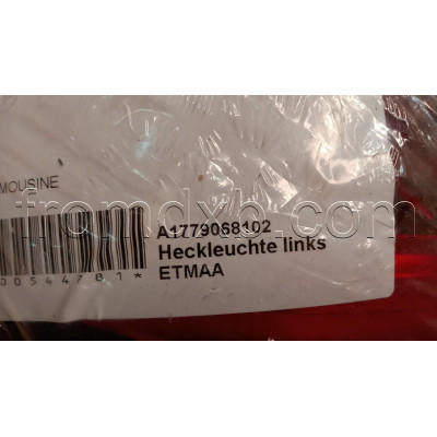 Rear Light Left A1779068102