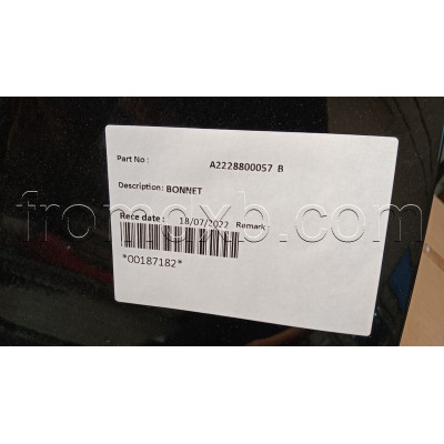 Engine Hood A2228800057