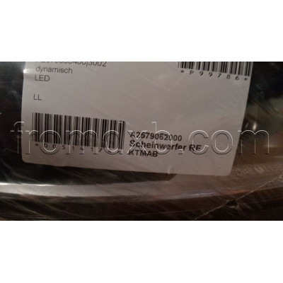 Headlight Dynamic LED Right A2579062000