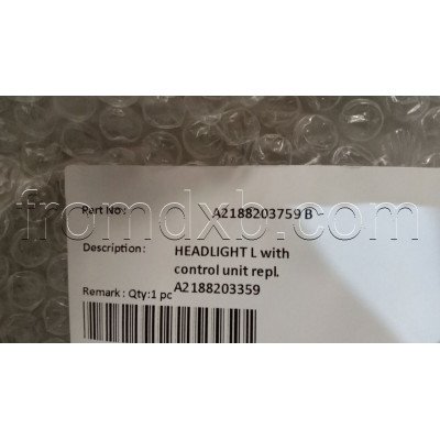 Headlight Left USA Version A2188203759
