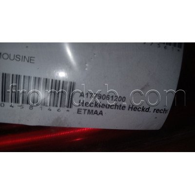 Boot Lid Tail Light Right A1779061200