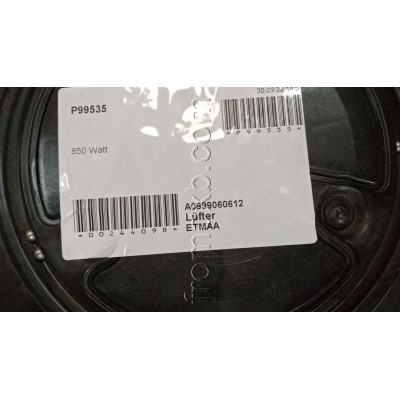 Cooling Fan 850 Watts A0999060612