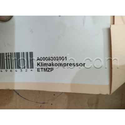 Air Conditioning Compressor A0008303001