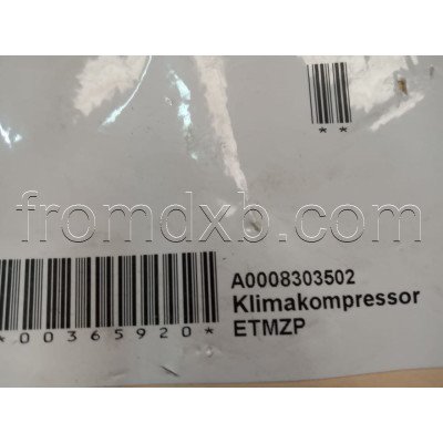Air Conditioning Compressor A0008303502