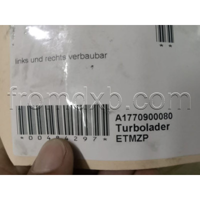 Turbocharger A1770900080