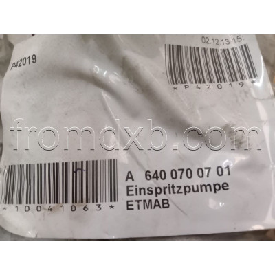 High Pressure Pump A6400700701