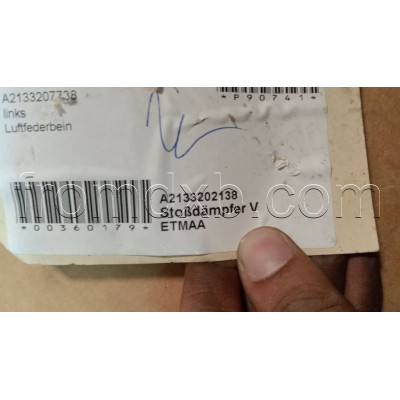 Shock Absorber Front Left A2133202138